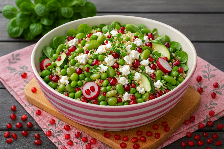 Granaatappel-fêta salade