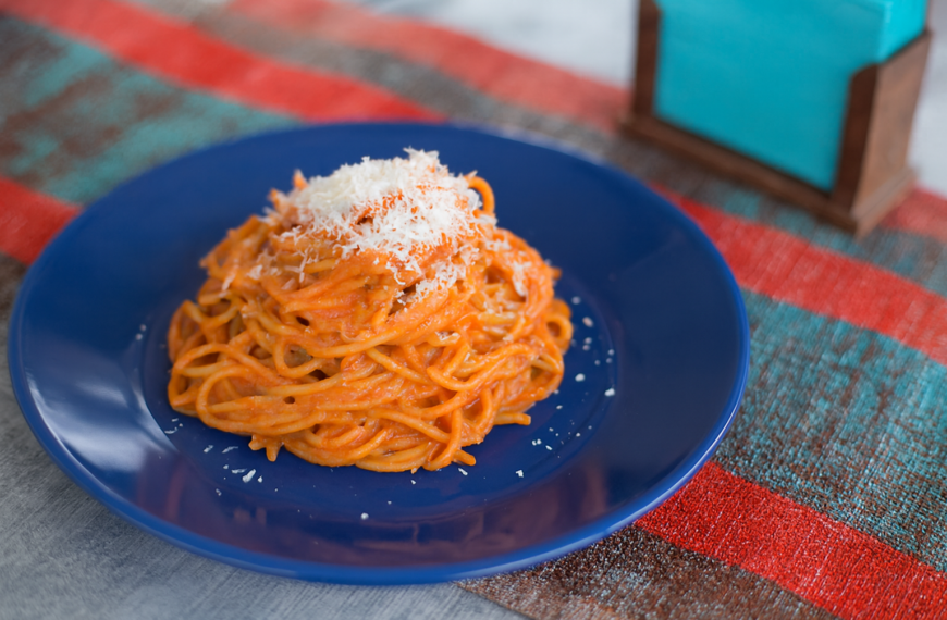 Pastasaus met roomkaas