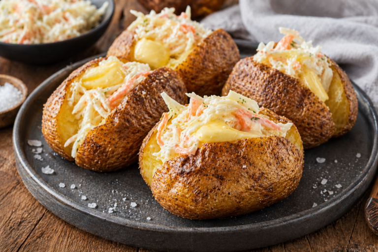 English jacket potatoes