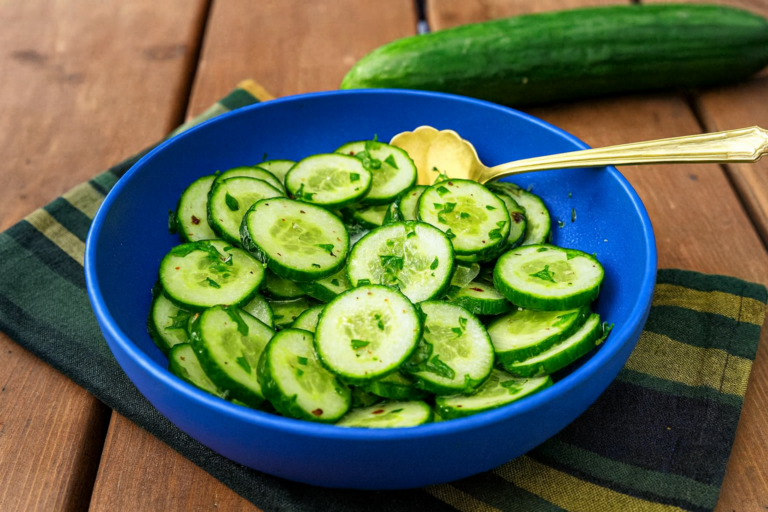 Komkommersalade hartig