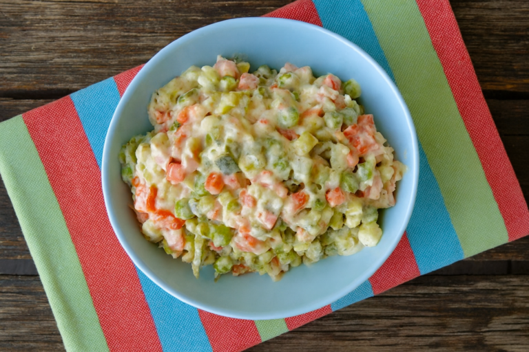 Snelle picknicksalade