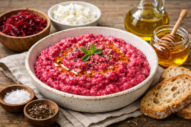 Bieten-hüttenkäse spread