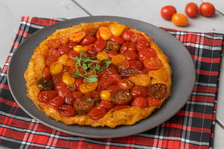 Tarte tatin met cherrytomaatjes
