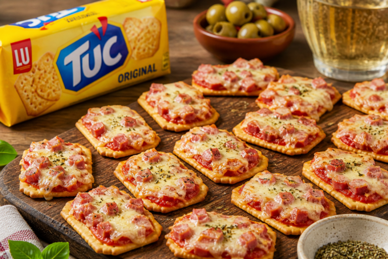 TUC minipizzaatjes, borrelhapje